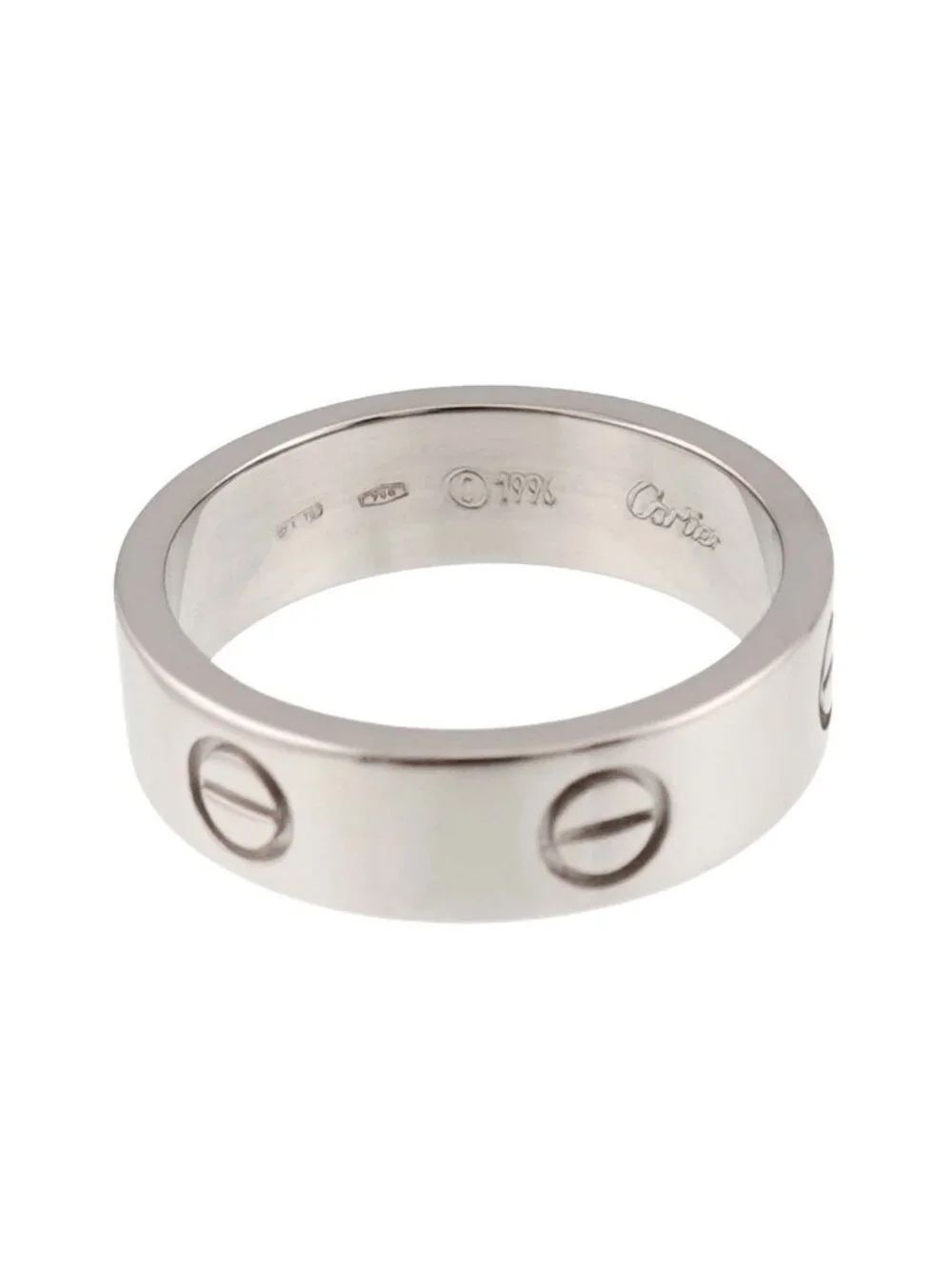 Cartier Love 59 Ring 18k WG White Gold 750